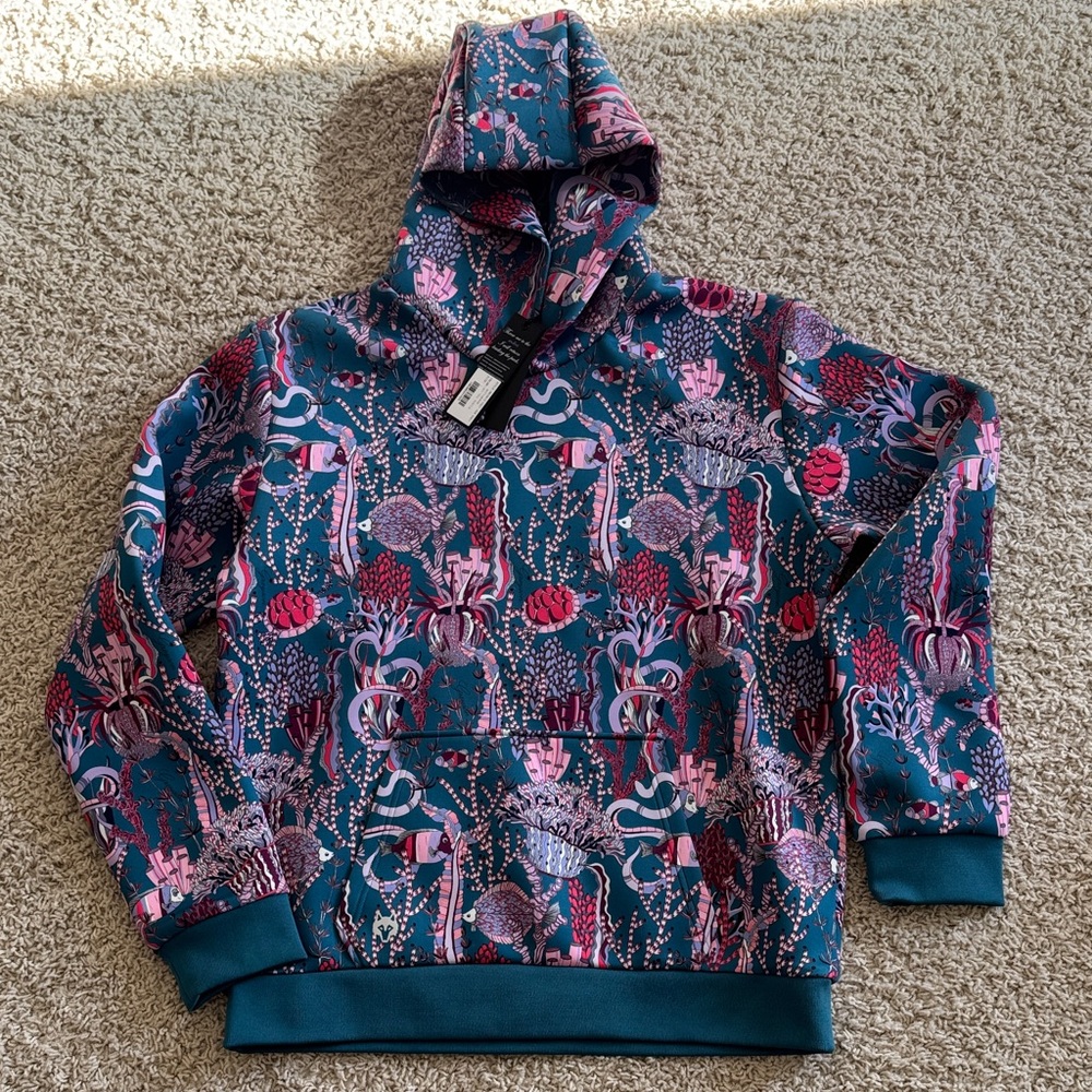 Greyson Floral Patterned Hoodie - Multicolor. Never worn/ tags still on.